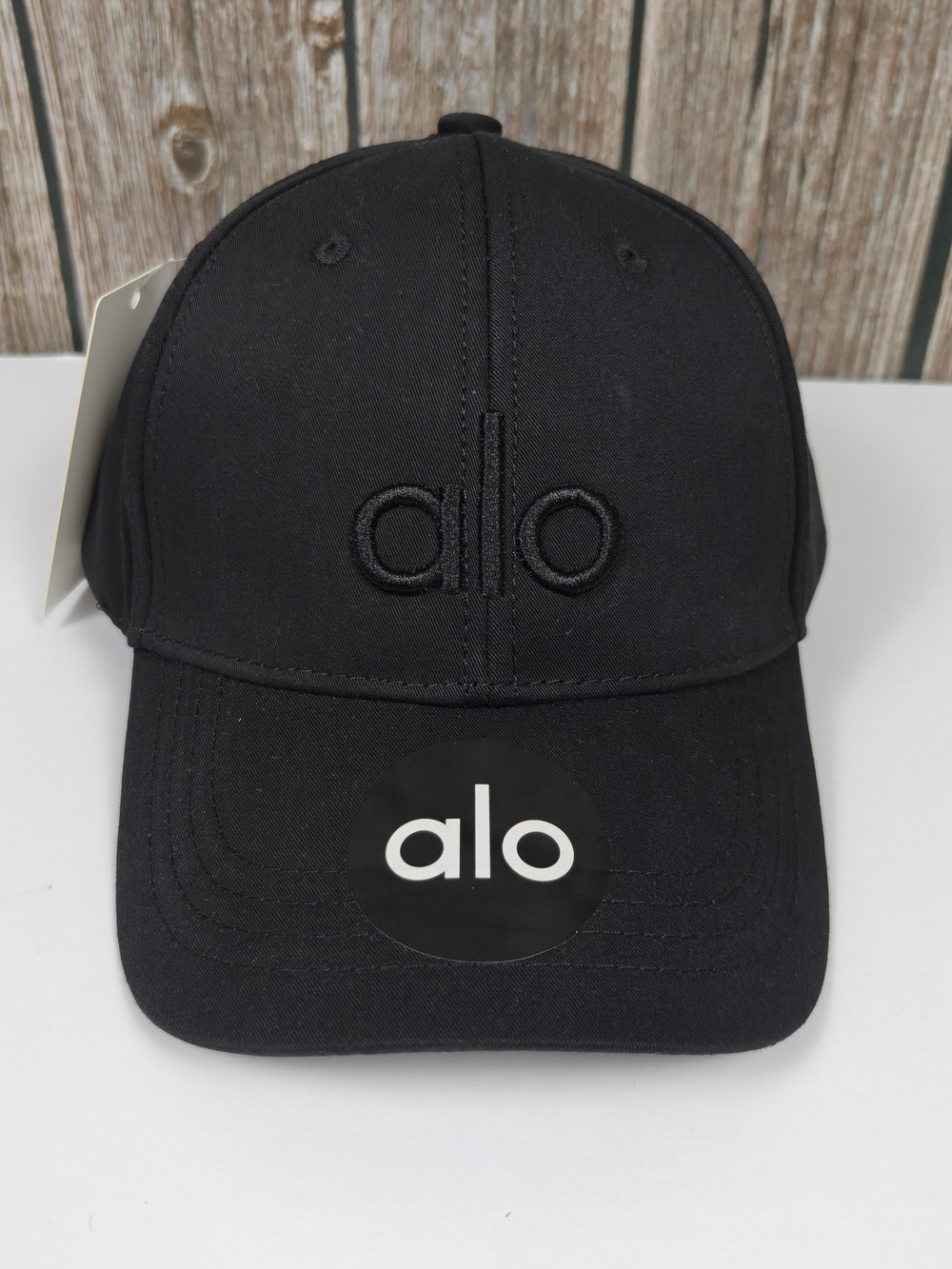 ALO Yoga Black Embroidered Logo Baseball Cap - Picture 2 of 5